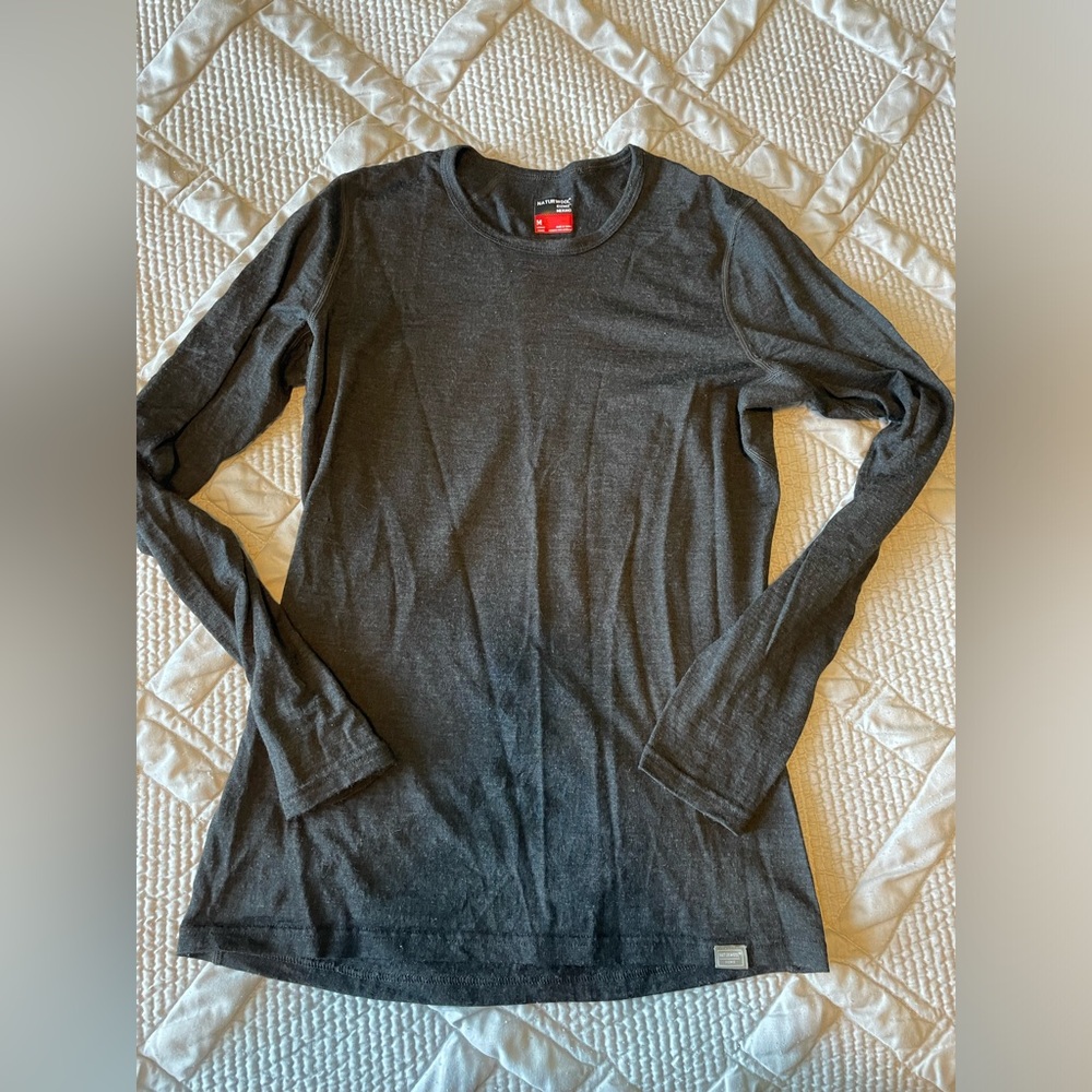 Merino wool long sleeve top